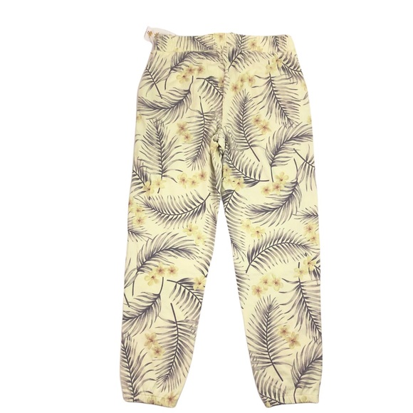 PJ Salvage Paradise Dreams Butter Tropical Jogger Pants. Size L NEW - Picture 4 of 10